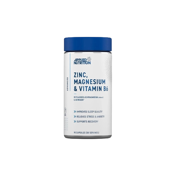 Zinc, Magnesium & Vitamin B6 Capsules With Ashwagandha (ZMA)