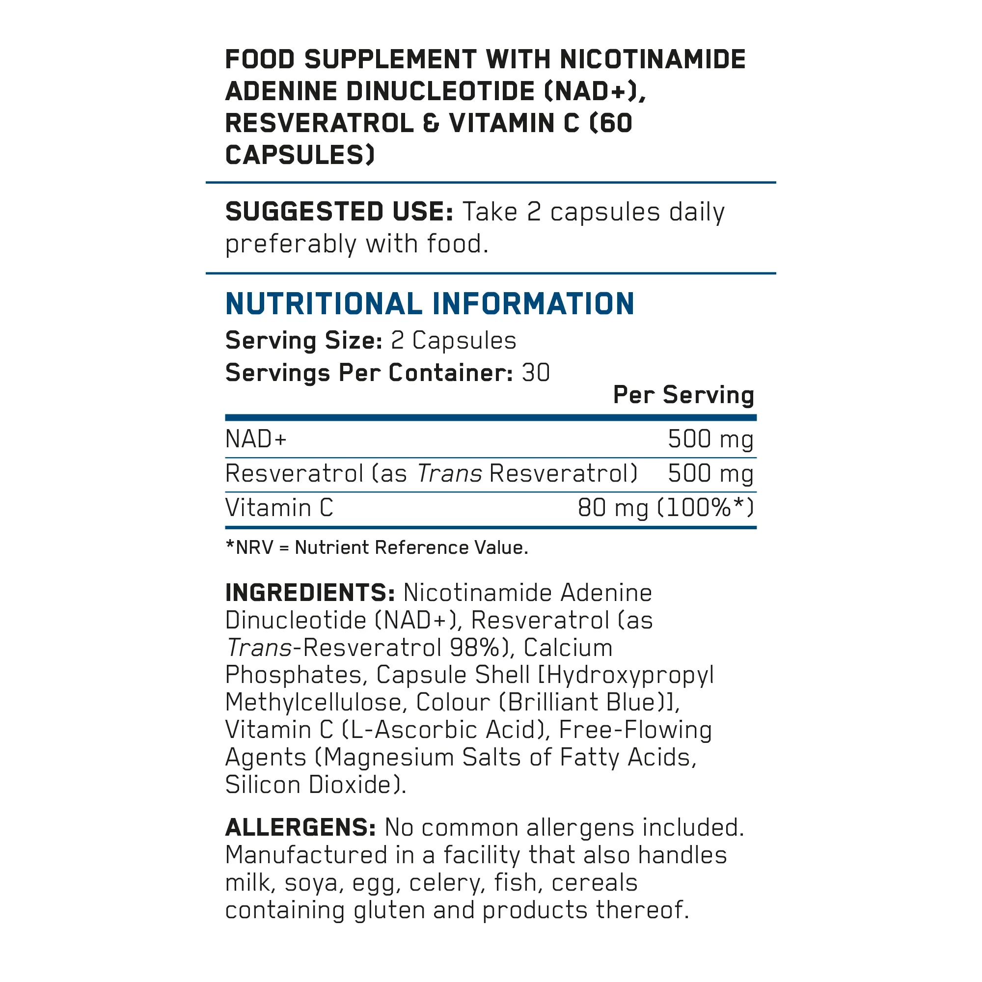 NAD+ Resveratrol