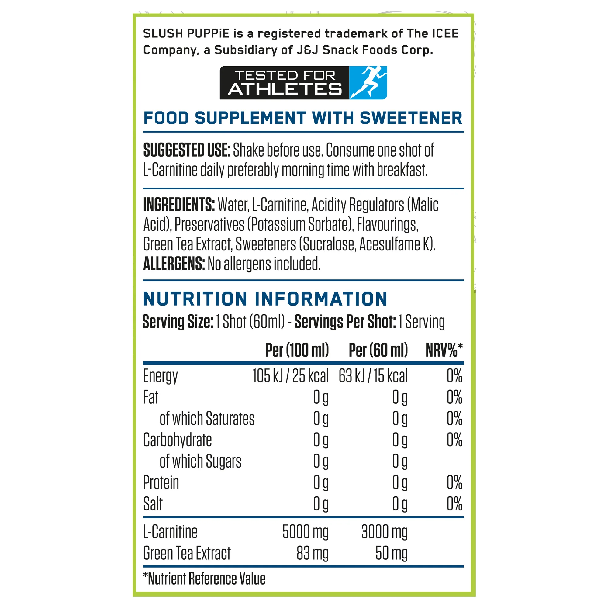 L-Carnitine Shot 60ml