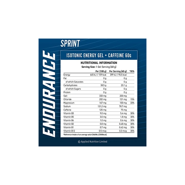 Endurance Sprint GEL With Caffeine