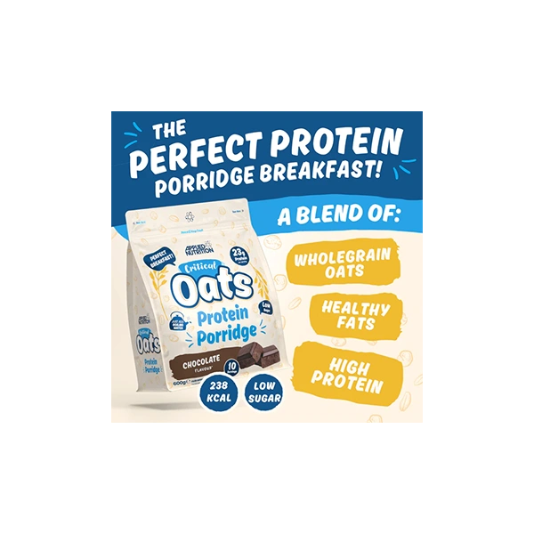 CRITICAL OATS PROTEIN PORRIDGE 600G (10 SERVINGS)