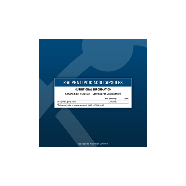 R-ALA (R-ALPHA LIPOIC ACID) CAPSULES